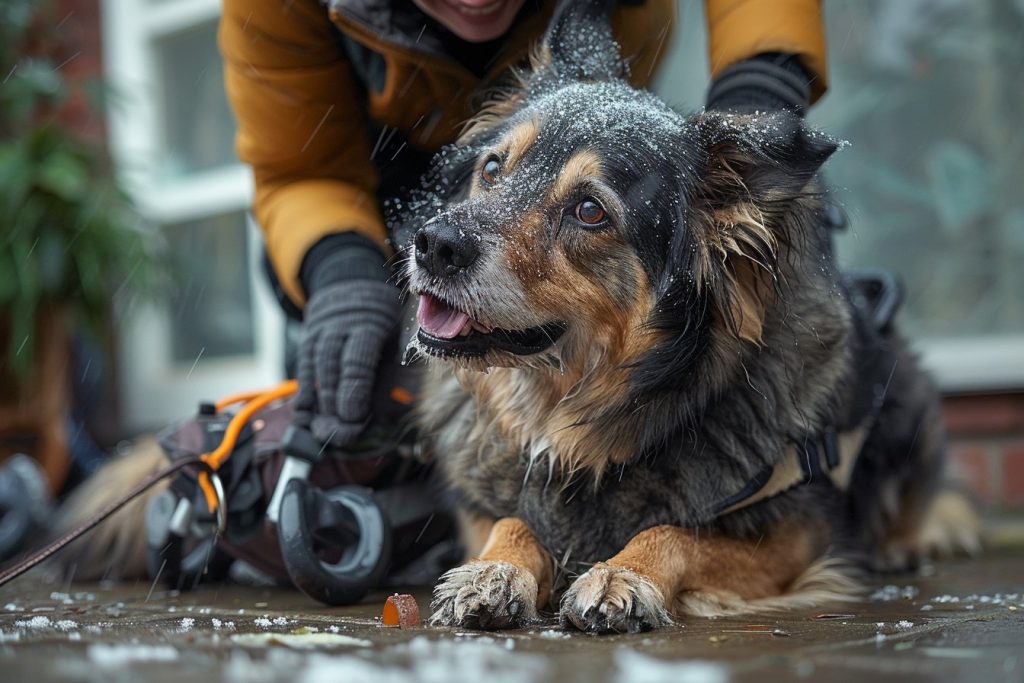 Rééducation et adaptation des chiens handicapés : techniques et aides