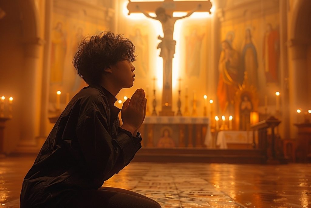 La prière qui protège : invoquer le Christ en croix pour être préservé des dangers