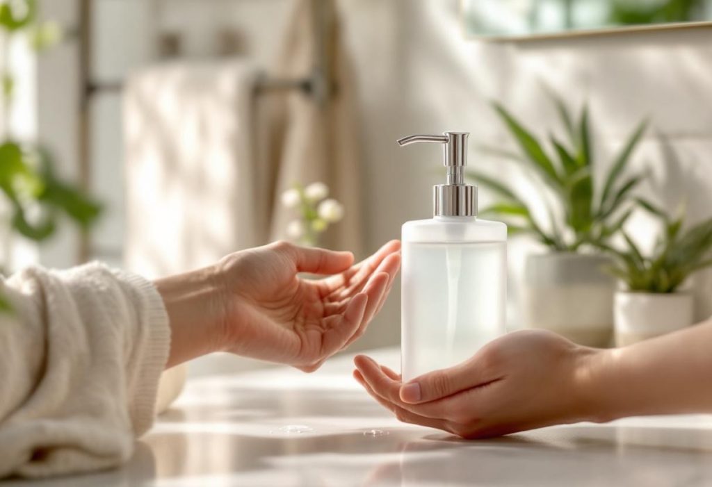 Remplir un distributeur de savon liquide sans en mettre partout : astuces et méthode