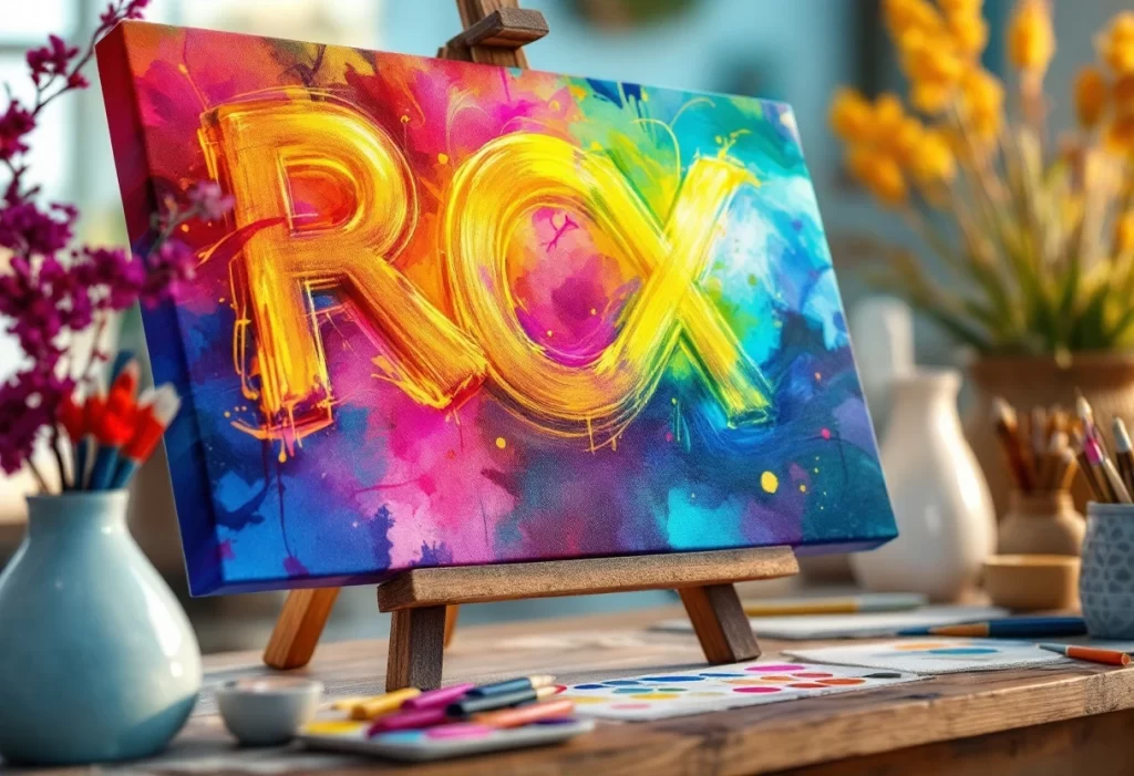 La puissance des couleurs éclatantes pour sublimer les tableaux avec prénoms