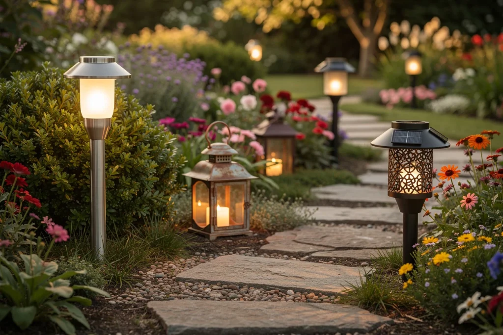 Les options de lampes solaires adaptées à chaque type de jardin