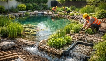 découvrez comment construire une piscine naturelle avec le système de filtration biotop pour une eau claire et écologique, en harmonie avec la nature.