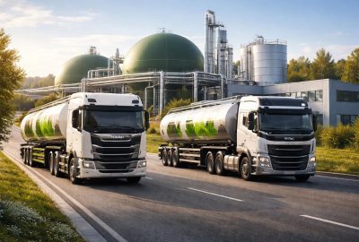 optimisez la logistique biogaz avec des semi-remorques scania et volvo, conçues pour les installations énergétiques modernes, alliant performance et fiabilité.