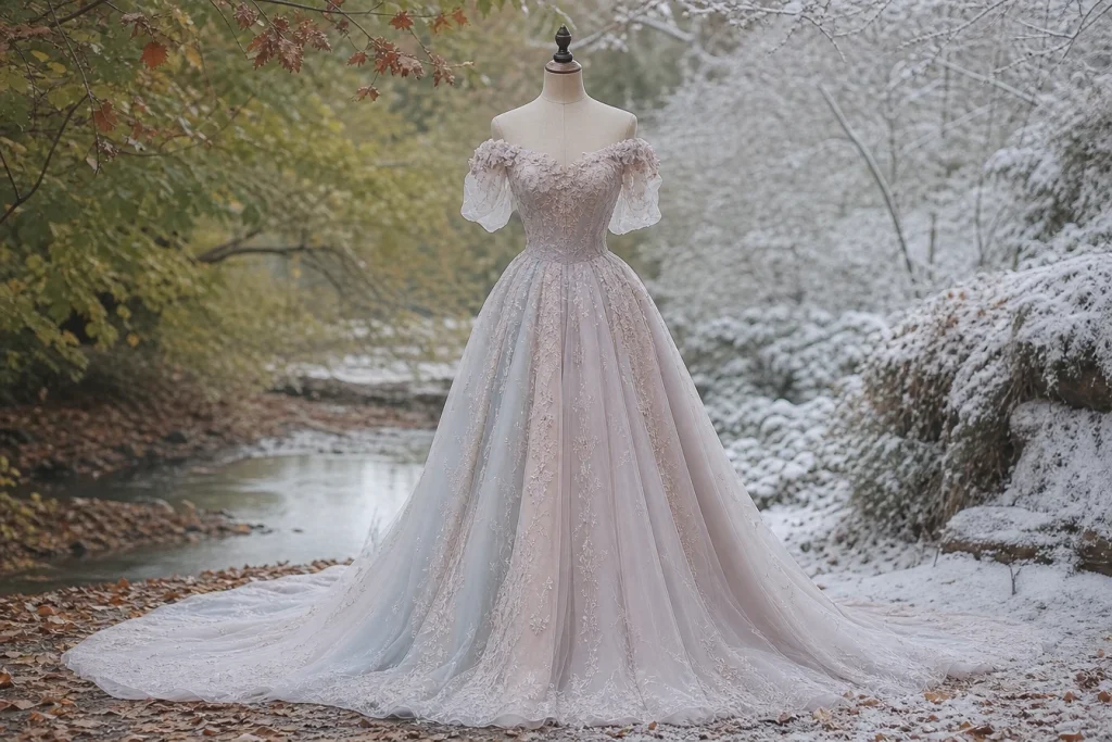 Été comme hiver, la robe de princesse se réinvente au fil des saisons
