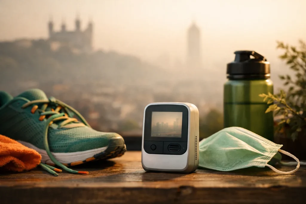 Courir à Lyon un jour de pic de pollution : ce que dit Atmo et comment adapter sa séance