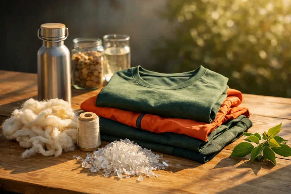 Laine mérinos, Tencel, polyester recyclé : quelle matière pour un vestiaire de sport durable