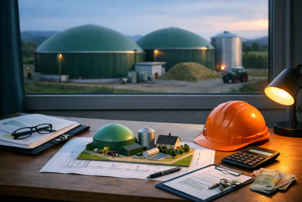 Monter un projet de méthanisation : ICPE, agrément sanitaire, financement