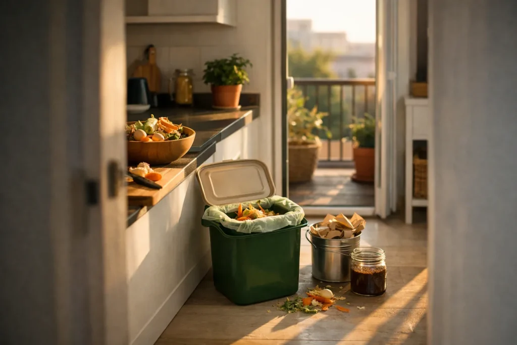 Biodéchets : le tri à la source obligatoire, comment s’organiser en appartement
