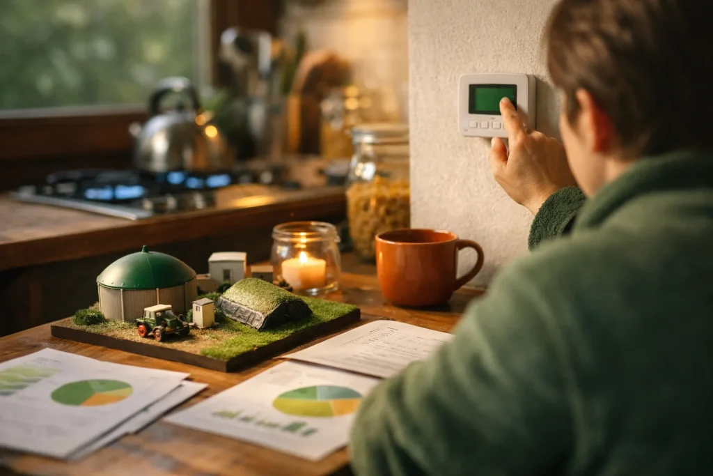 Chauffer sa maison au biométhane : contrat gaz vert, ce que ça change vraiment