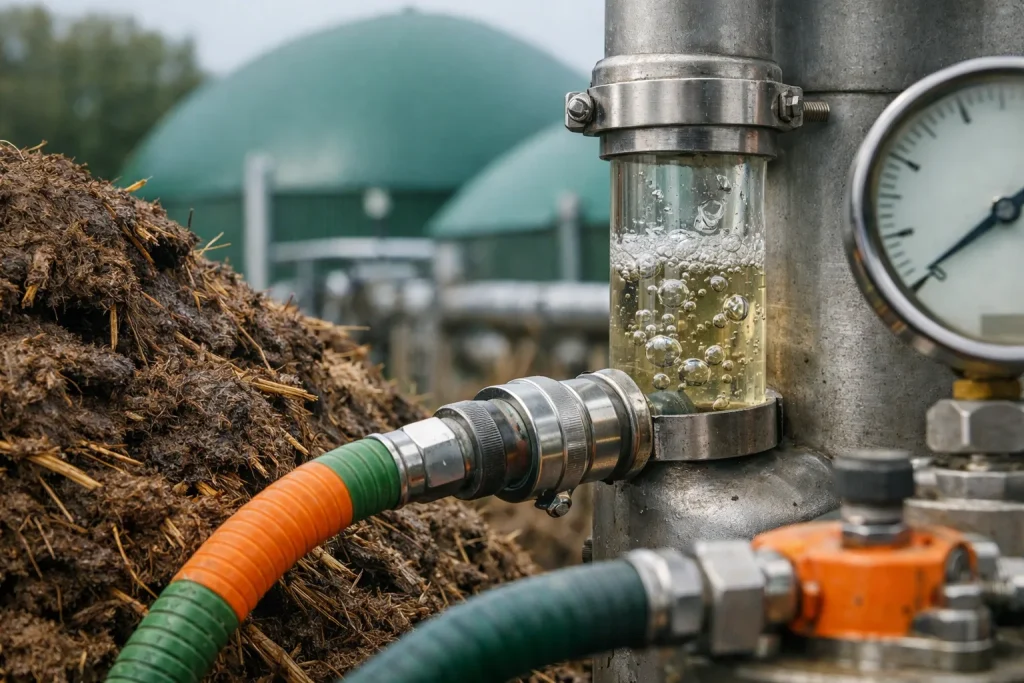 Méthanisation agricole : le schéma complet, du fumier au biométhane injecté dans le réseau