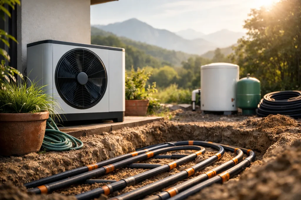 Pompe à chaleur en Auvergne-Rhône-Alpes : air/eau ou géothermie ?