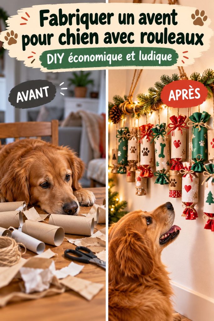 Créez un calendrier de l&rsquo;Avent pour votre chien avec des rouleaux