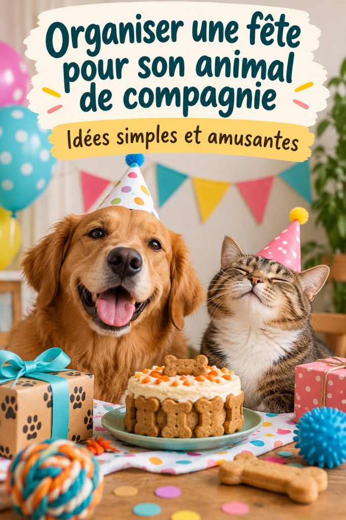 Organiser une fête mémorable pour votre animal de compagnie
