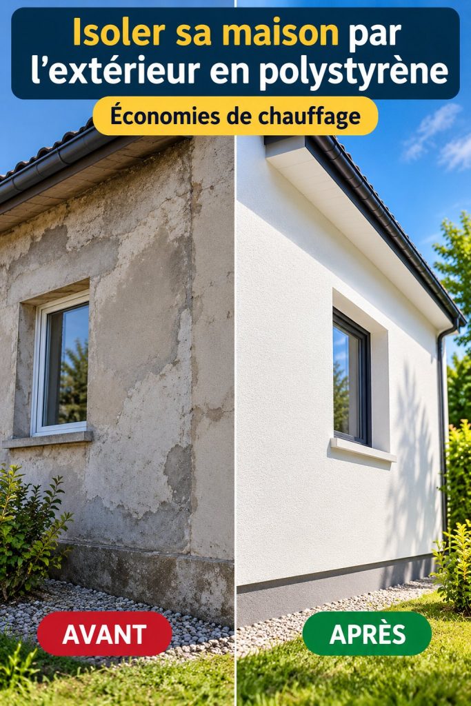 Isoler sa maison par l&rsquo;extérieur en polystyrène