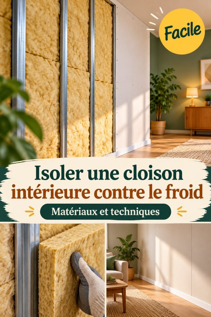 Un intérieur rénové avec des cloisons bien isolées contre le froid
