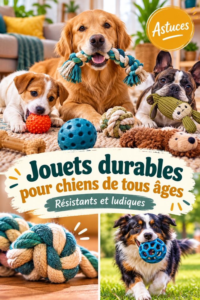 Jouets durables pour chiens de tous âges