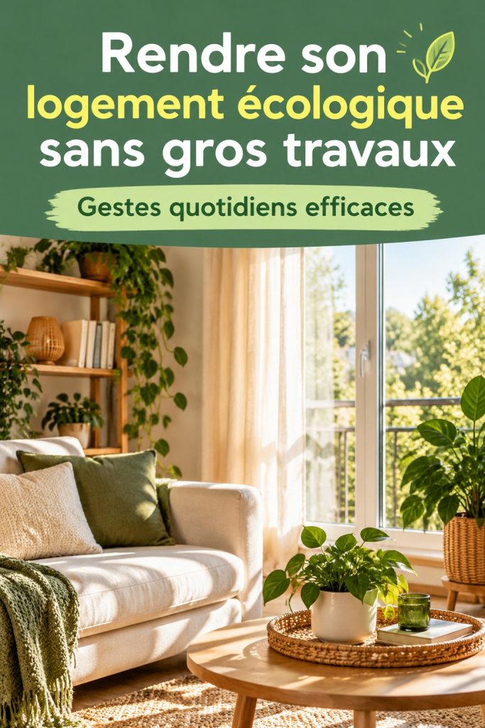 Rendre sa maison écologique avec des solutions simples et efficaces